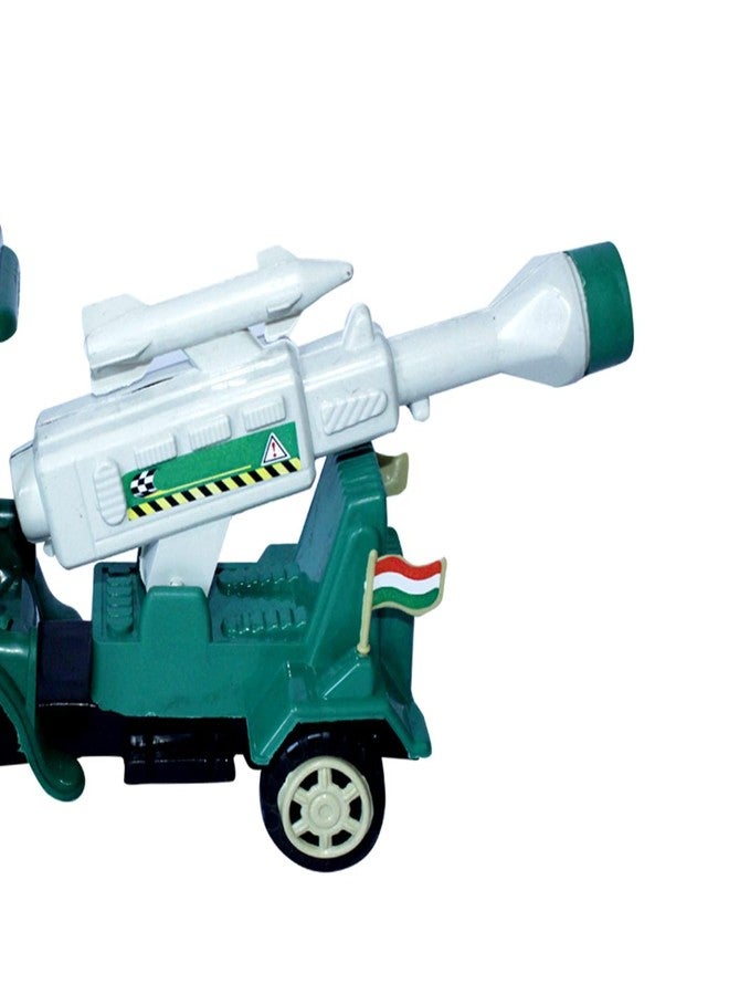 BOXO Military Truck Toy Friction Power Army Truck Toy Kids Boys & Girls Pack of 1 - Image 5